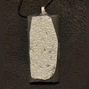 Rare One of a kind Unique Black and Silver Cell Phone Accessory